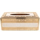 thumbnail image 1 of GOOHOCHY Caja de pañuelos delicada para restaurante KTV, porta servilletas de lujo con relieve, porta pañuelos decorativo, 1 of 8