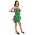 thumbnail image 2 of HPO Adult Women's Beauty Costume | Green Color Cosplay Costume, 2 of 7