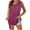 Purple, variant on Staron Summer T-Shirts for Women V Neck Sleeveless Tank Casual Loose Flowy Basic Solid Pullover Top, Purple 3XL