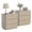 Light Oak, variant on MOONMISS Modern 3-Drawer Nightstand Set of 2,Bedside Table with Sturdy Base & Gold Handles for Bedroom,Living Room,Light Oak