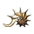 thumbnail image 1 of Transemion Creative Light Luxury Shell Sculpture Home Decor For Living Room Durable Materials Abstract Shell gold, 1 of 6