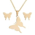thumbnail image 1 of PVCS Women's Fashion Pendant Earring Set Color Clavicle Necklace Exquisite Earrings, 1 of 4