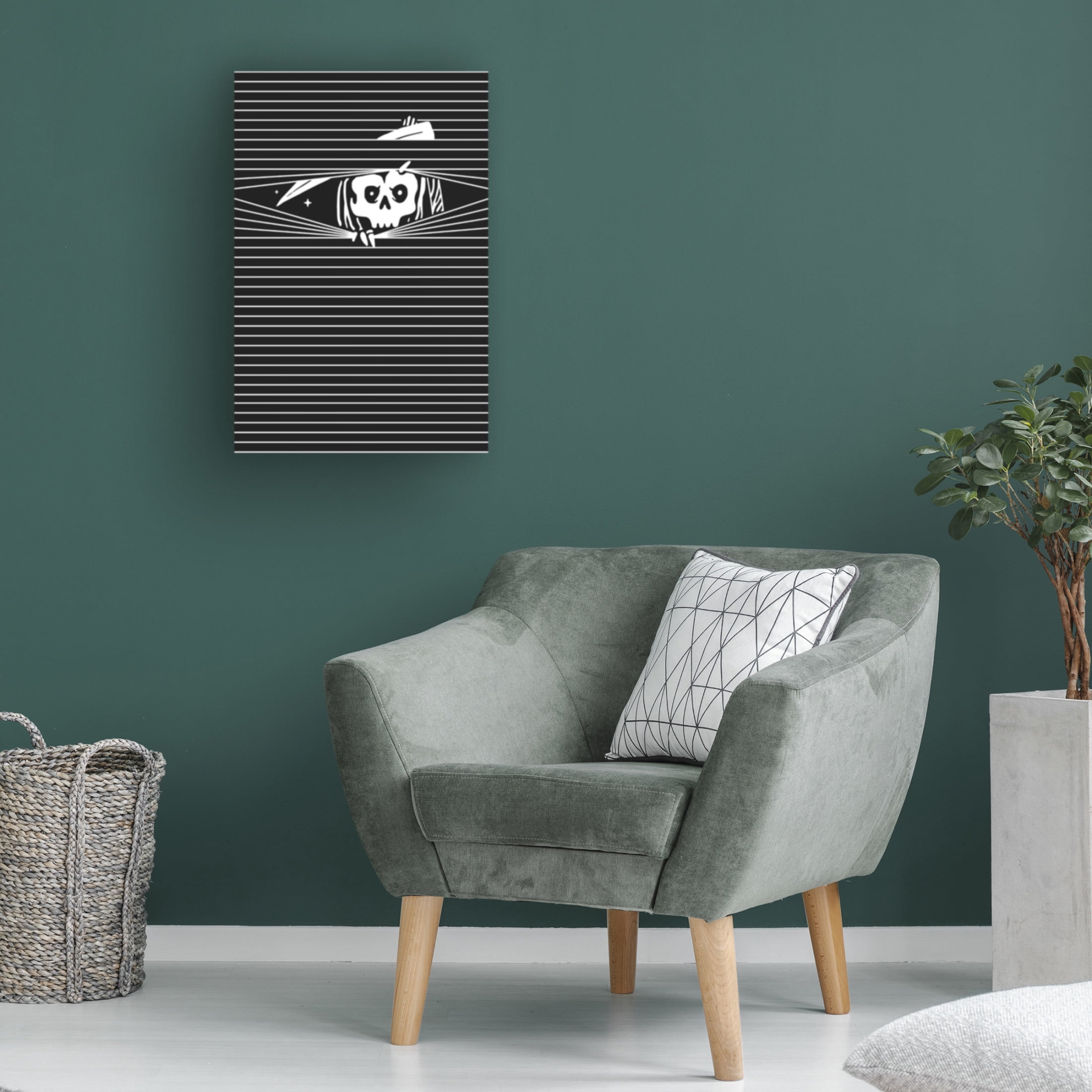 Trademark Fine Art jay stanley  The Grim Reaper Canvas Wall Art