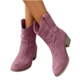 thumbnail image 5 of Taqqpue Women Ankle Booties Women's Middle Ankle Boots Short Boots Casual Shoes for Women, 5 of 9