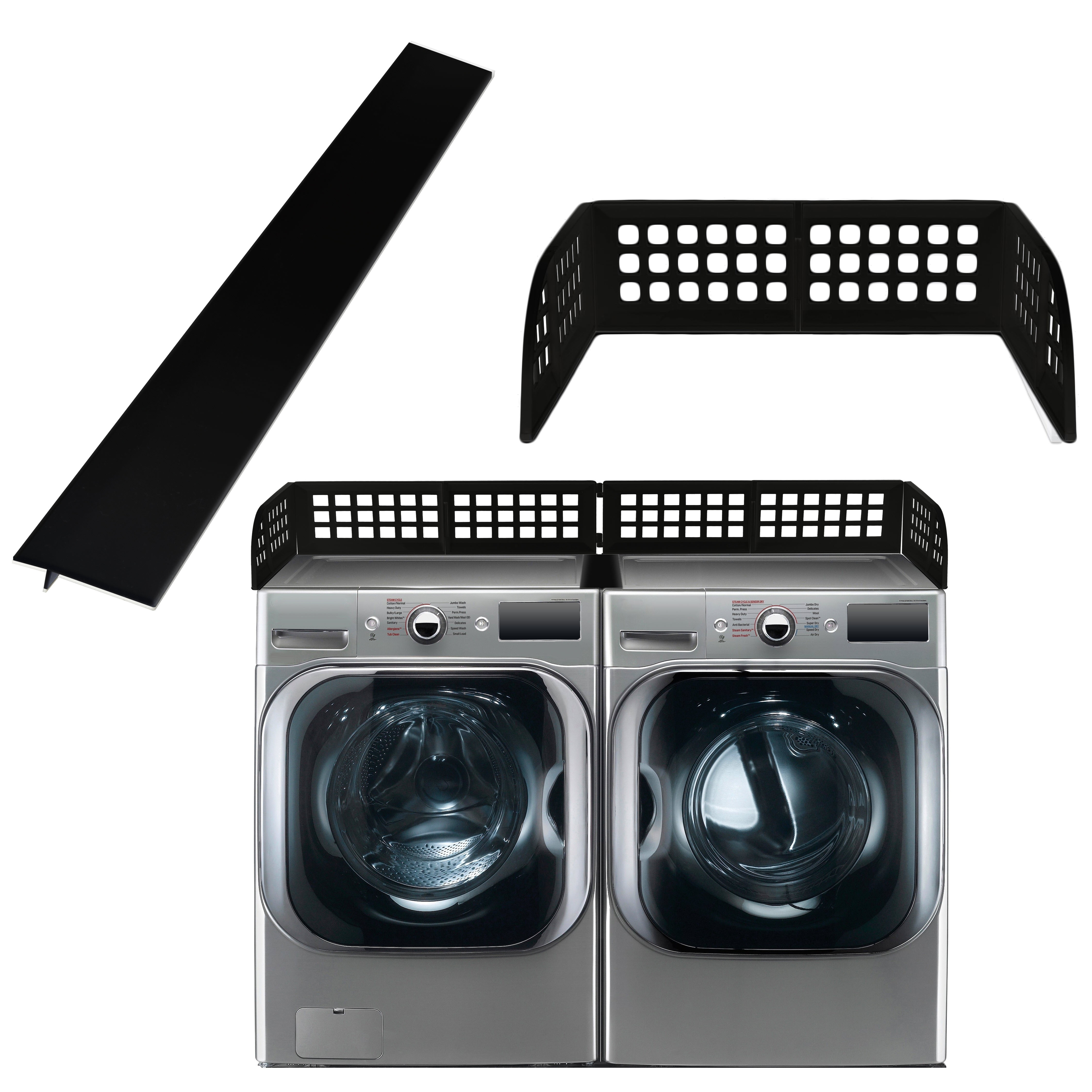 Laundry Guard with Silicone Gap Space Cover by Eltow Keeps Laundry