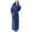 ZA Blue, variant on VEKDONE 2025 Clearance Women's Long Robe Plus Size Fuzzy Fleece Housecoat Maxi Full Length Plush Flannel Soft Long Sleeve Bathrobes with Pockets