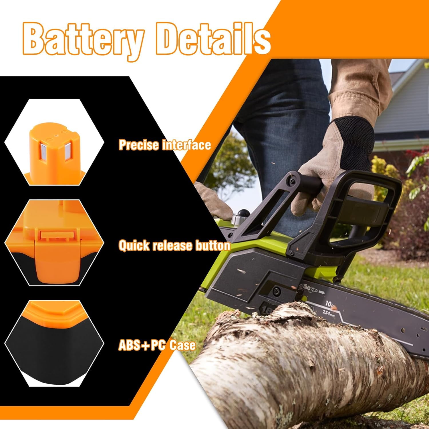 2Packs P100 3.6Ah 18V Battery Replacement for Ryobi 18V Battery P100 P101 ABP1801 ABP1803 BPP1820 130224028 130224007