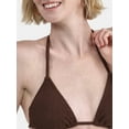 thumbnail image 3 of No Boundaries Herringbone Crinkle Triangle Bikini Top, Women's, 3 of 5