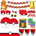 thumbnail image 4 of Pikachu Birthday Party Decoration Supplies Happy Birthday Tableware Plates Balloons Banner Tablecloth Background Glasses, 4 of 5