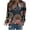 Black, variant on WXLWZYWL Trendy Sweatshirts For Women 2023 Women Classic And Winter Floral Print Crewneck Long Sleeve Loose Sweatshirt Tops