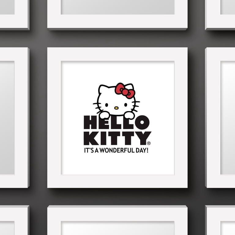 Gallery Pops Hello Kitty - It's A Wonderful Day Logo Wall Art