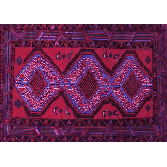 Ahgly Company Indoor Rectangle Persian Pink Traditional Area Rugs, 2' x 4'