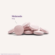 Natrol® Sleep Melatonin Fast Dissolve Tablets, Nighttime Sleep Aid, Strawberry Flavor, 5mg, 90 Count