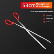 Heavy Duty Stainless Steel Crab Tongs for Live Crabs - Professional Crab Grabber Clamp with Non- Handle for Cooking, BBQ & Seafood Handling