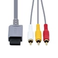 thumbnail image 1 of Wigearss Câble AV Composite Rétro Audio Vidéo Cordon Standard pour Console Wii et Wii U, 1 of 5