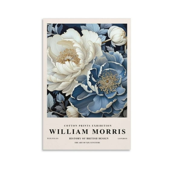 William Morris Print Painting (3) Picture Print Wall Art Poster Painting Canvas Posters Artworks Gift Room Aesthetic 16x24inch(40x60cm)