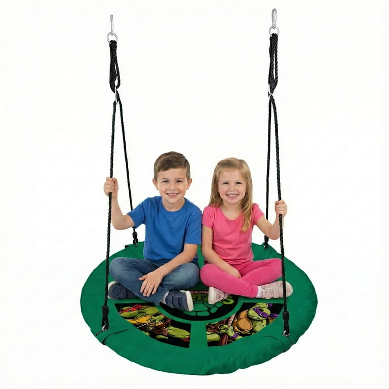 Teenage Mutant Ninja Turtles 40” Saucer Tree Swing for Kids Teenage Mutant Ninja Turtles 40” Saucer Tree Swing for Kids