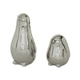 thumbnail image 6 of 4", 7"H Silver Porcelain Bird Sculpture, by DecMode (2 Count), 6 of 8