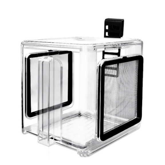 Aquarium Fish Tank Breeder Box Isolation Box Detachable Fishbowl Ornamental Incubation Spawning Room Pneumatic Breeding,1 * Aquarium Fish Tank Breeder Box,Transparent