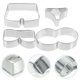 thumbnail image 3 of 4pcs Stainless Steel Cookie Cutters Reusable Cookie Making Molds Cookie Baking Tools, 3 of 3