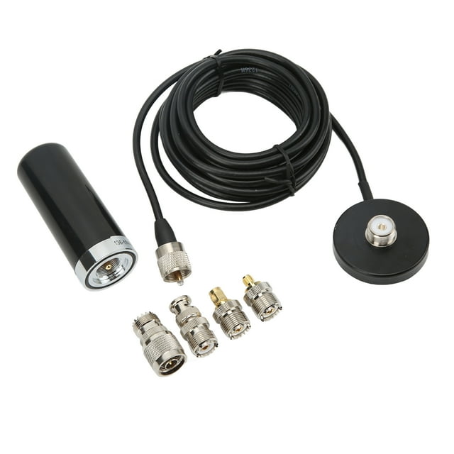 Antenna, ABS Alloy Dual Band Car Antenna Black M Male For Replacement