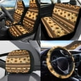 thumbnail image 2 of Garronmavis Aztec Sunflower Car Seat Covers Full Set for Interior Protection Decor Accessiores with Steering Wheel Wrap Gear Shift Cover Handbrake Sleeve Headrest Protectors Cup Coaster, 2 of 7