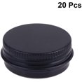 thumbnail image 2 of 20 piezas latas con tapa de rosca de 15ml cajas de crema de aluminio cajas vacías de contenedores de maquillaje, 2 of 5