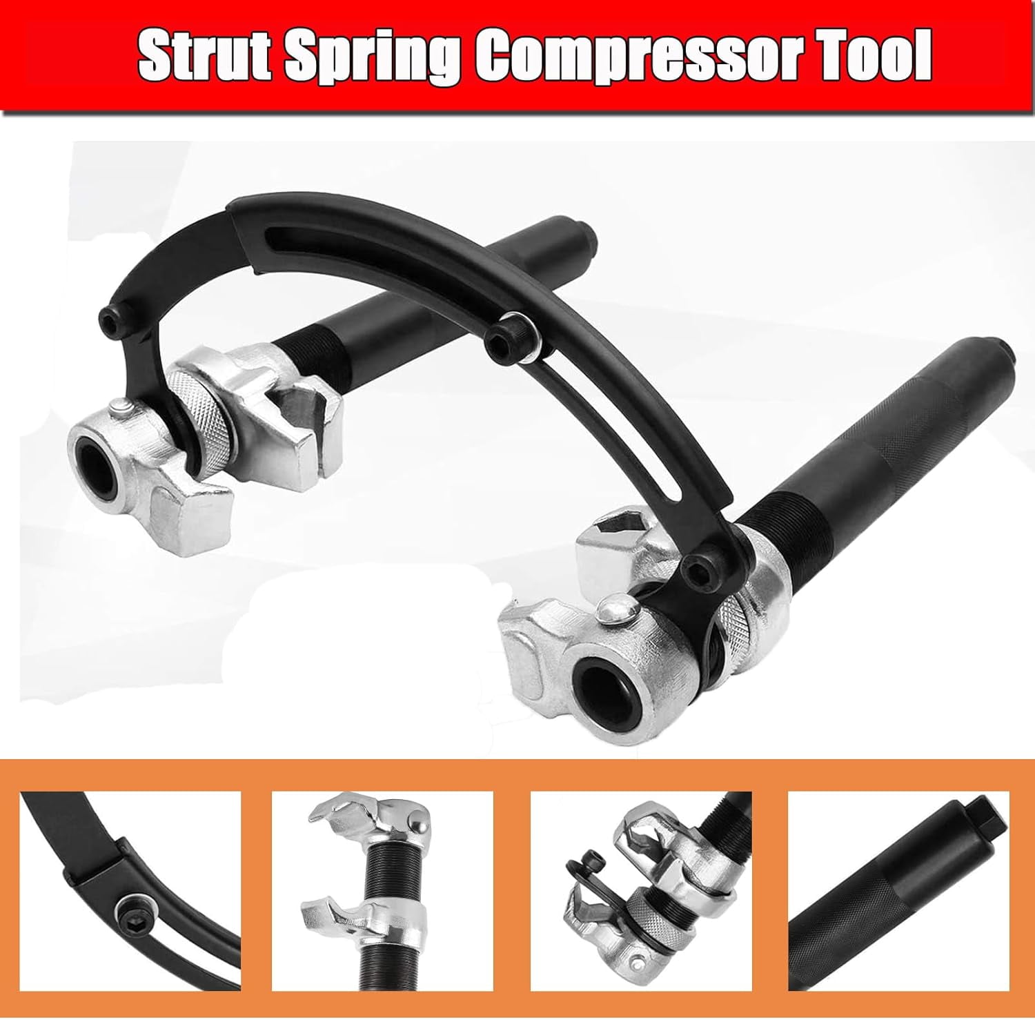 Spring Compressor Tool - 2200 Lbs -Automotive Coil Spring Compressor Tool,Heavy Duty Strut Spring Compressor,Extra Strength, Ultra-Rugged, and Strongly Durability​ Spring Compressor Tool