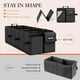 thumbnail image 3 of Organizador de maletero HOTOR para coche plegable con 3 compartimentos, color negro, 3 of 6