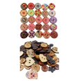 thumbnail image 1 of Botones de madera surtidos Sunnimix para fabricación de cuna 120pcs 20mm color mixto, 1 of 8