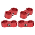 thumbnail image 2 of Pipe Separator, Aluminum Alloy Universal Fuel Line Mounting Clamp Durable Easy Practical  For Fixing Automobile Oil Pipes For Auto Parts For Car For Vehicle, 2 of 8