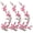 B, variant on Cherry Blossom Embroidery Patches Iron On Sew On Sakura Floral Applique Patch Set for Jeans Jacket Backpack DIY Clothing Decoration (3/6Pcs, 15Inch)