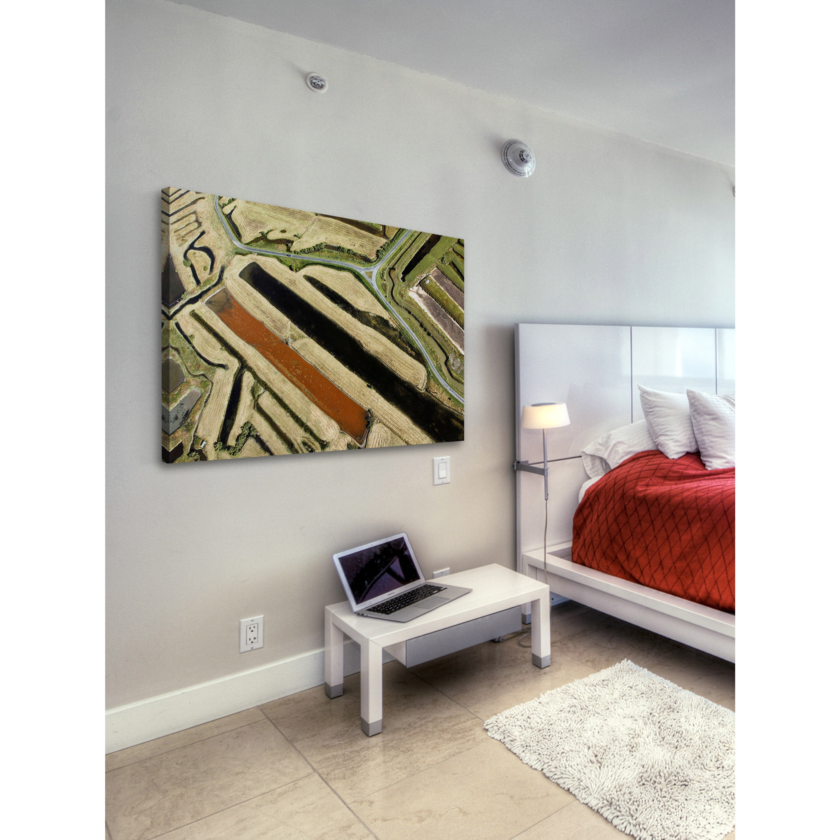 Marmont Hill "Green Paths" Painting Print on Wrapped Canvas