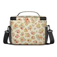 thumbnail image 3 of Lunch Box Pioneer Flower Floral Print Pattern Insulated Lunch Bag for Women Men,Medium Leakproof Lunchbox Cooler Bag Adjustable Strap,10 X 6.7 X 8 Inches, 3 of 6