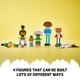 thumbnail image 4 of LEGO DUPLO Town Buildable People with Big Emotions Interactive Toy for Ages 3 and Up, 5 Characters with 10 Role-Play Faces, 71 Colorful Bricks for Mix-and-Match Customizable Fun, 10423, 4 of 5