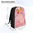 thumbnail image 2 of Pink Panther Backpack, Large Capacity Travel Bookbag, Durable Water-Resistant Laptop Backpack For Work, College, And Daily Use, 16.1x11.8x6.5 Inch, 2 of 8