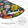 thumbnail image 3 of Honeii Underwater Diving Animals Decorative Throw Pillow Case - Elevate Your Couch, Sofa, or Bed with Stylish Home Decor, Perfect Gift Idea-20"x30", 3 of 6