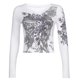 thumbnail image 1 of Xingqing, camisetas cortas con diamantes de imitación, estampado gráfico Y2K, ropa Grunge, camiseta Retro estética de hadas, camisetas bonitas Vintage Harajuku Deng Xun unisex, 1 of 2