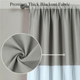 thumbnail image 6 of 2 Panels Blackout Tulle Skirt Window Curtains for Bedroom 52''X84'', 6 of 6