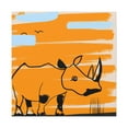 thumbnail image 4 of Rhinoceros: Minimalism - Canvas, 4 of 25