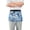 Abstract Sea Wave, variant on Cute Crabs with Starfish Server Apron with 3 Pockets Waterproof Waitress Waist Short Apron for Man Woman 12 Inches
