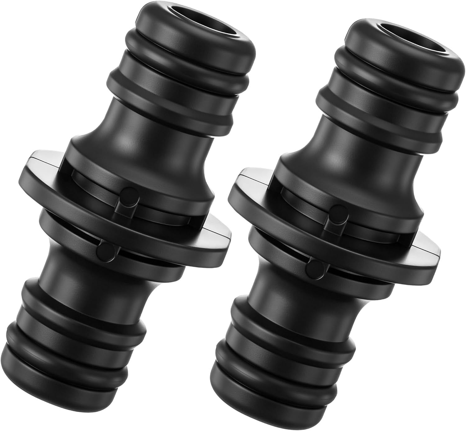 HRTGFD-2 Pack Garden Hose Connector, 1/2 Inch Hose Coupler Compatible with 18270-81 Quick Connect Fittings, Hoses Extension Connector for Garden & Home Water Pipes