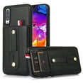 thumbnail image 1 of TECH CIRCLE Wallet Case for Samsung Galaxy A70,  Soft PU Leather Credit Card Holder Wristband Shockproof Protective Case For Samsung A70 6.7 (2019),Black, 1 of 9