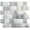 Estate, variant on Regal Villa White 2-in. Beveled Grid Pattern Marble Look Mosaic Wall Tile