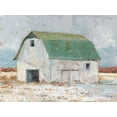 thumbnail image 2 of Harper, Ethan 24x19 White Modern Wood Framed Museum Art Print Titled - Whitewashed Barn II, 2 of 4