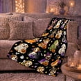 thumbnail image 6 of Whimsical Costume Dogs Halloween Print, Playful Pet Portrait Pattern, Warm Flannel Blanket for Living Room and Bedroom, Dog Lovers Halloween Gift, Pet Lover Home Decor, 6 of 9