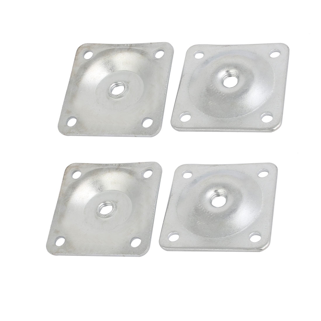 48mmx48mmx2mm Six Degree Angled Zinc Plated Table Leg Mounting Plates