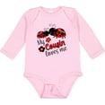 thumbnail image 3 of Inktastic My Cousin Loves Me with Cute Ladybugs Boys or Girls Long Sleeve Baby Bodysuit, 3 of 5