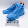 thumbnail image 4 of N I-K-E Jo r-dan Max Aura 6 FQ8298-401 University Blue Neutral Gray Men's Size US3-18, 4 of 6