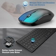 thumbnail image 3 of Combo de teclado y ratón inalámbricos JOYACCESS recargable, 3 of 7